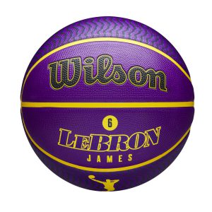 Piłka do koszykówki Wilson NBA Player Icon LeBron James - WZ4005901XB