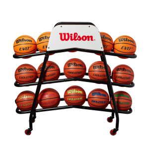 Stojak na 15 piłki do koszykówki WILSON Deluxe - WTB181800